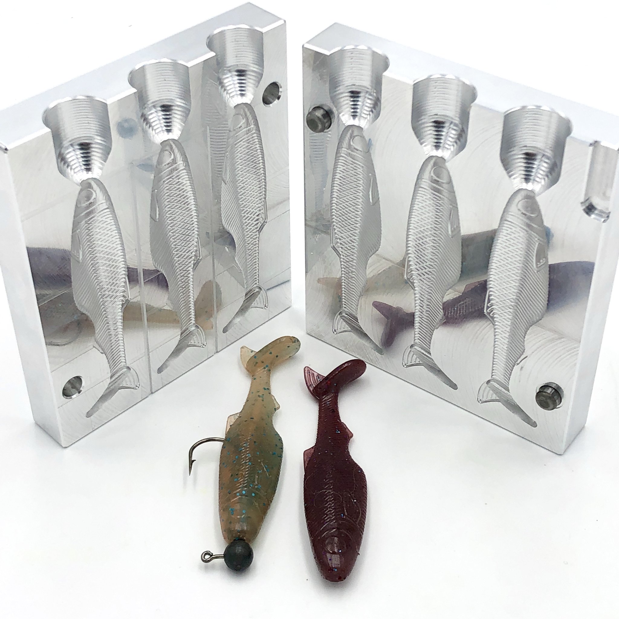 Inch Inshore Paddle Tail Swimbait Hand Injection Mold, 46% OFF
